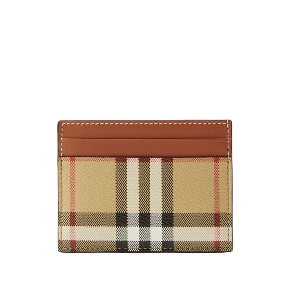 Sandon Check Card Case Women